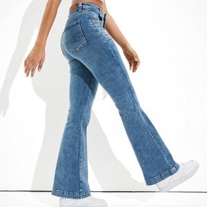 American eagle high waisted flare jeans